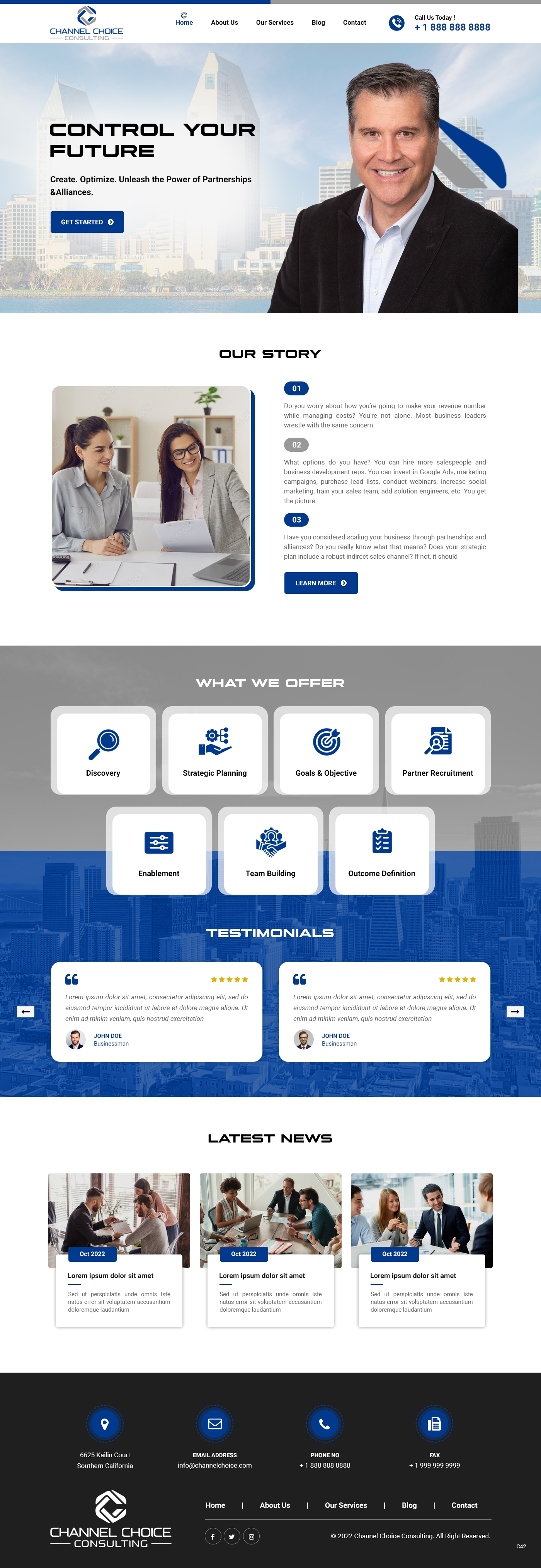Wordpress Design by pb for Channel Choice Consulting | Design #29373566