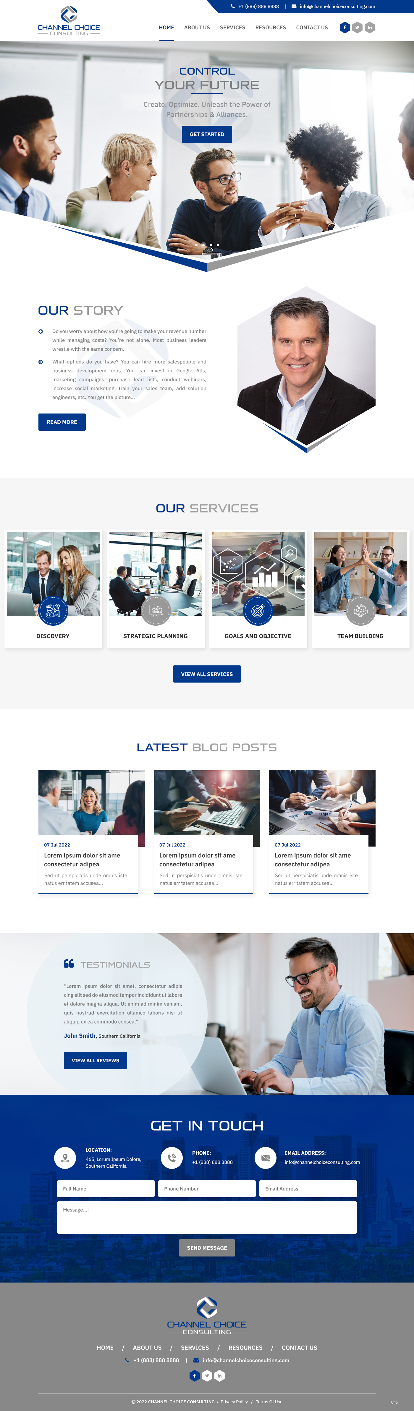 Wordpress Design by pb for Channel Choice Consulting | Design #29373567