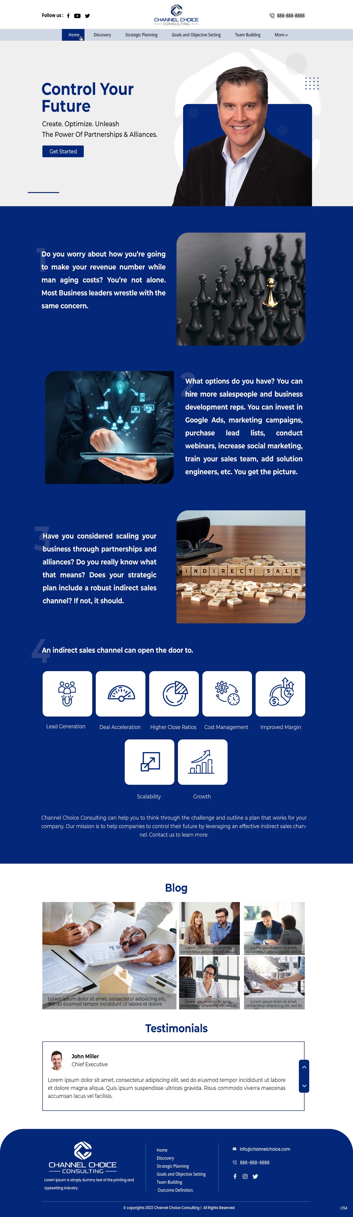 Wordpress Design by pb for Channel Choice Consulting | Design #29373570