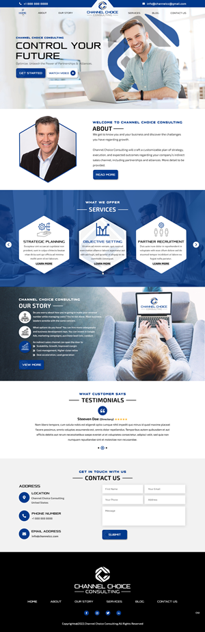 Wordpress Design by pb for Channel Choice Consulting | Design: #29373573