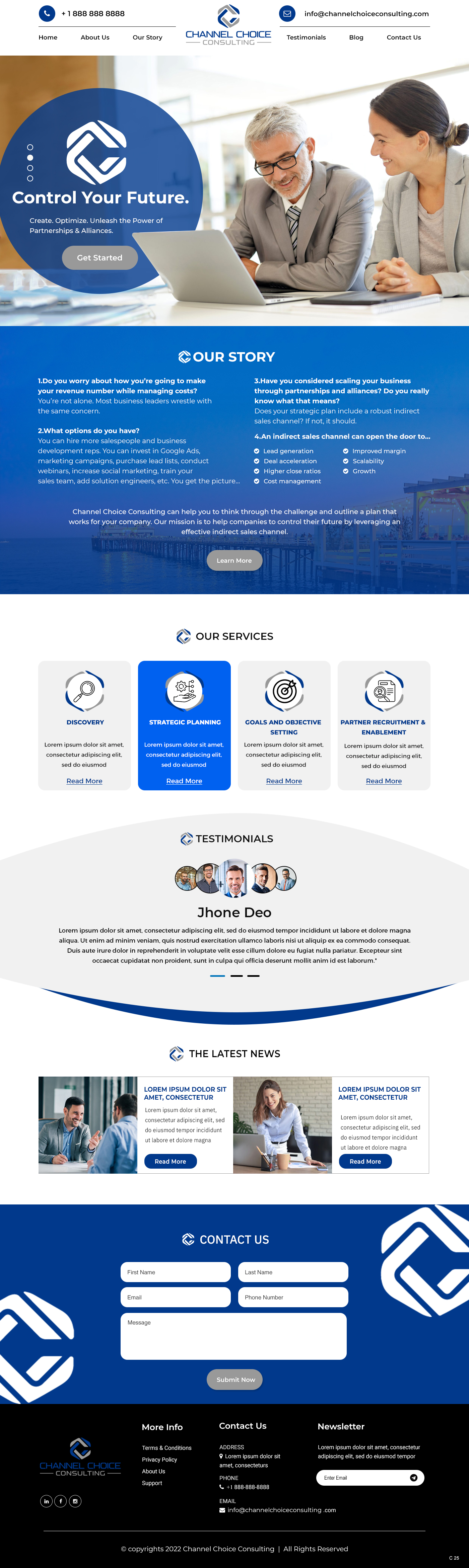 Wordpress Design by pb for Channel Choice Consulting | Design #29379551