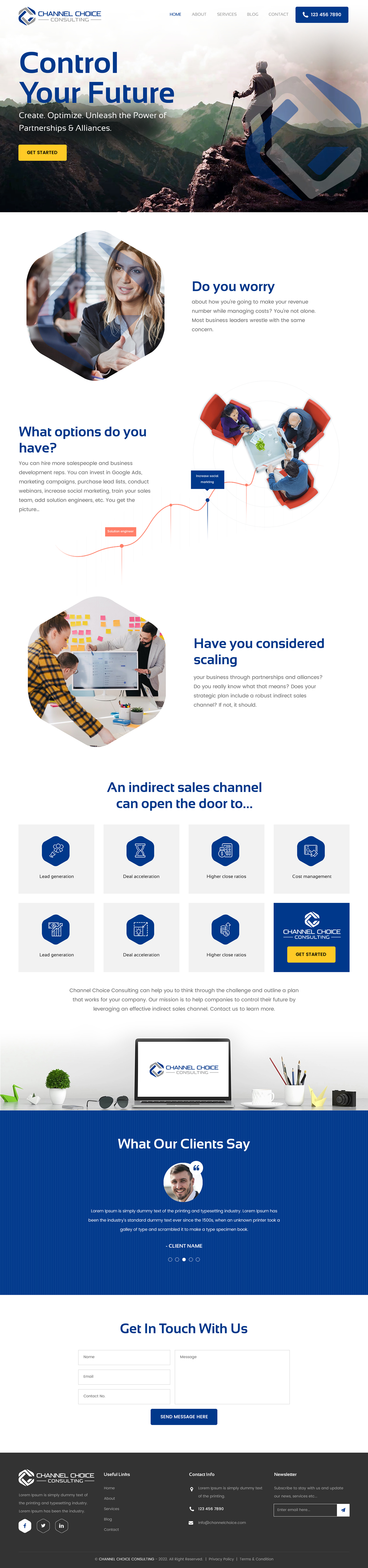 Diseño Wordpress por rightway para Channel Choice Consulting | Diseño #29372228