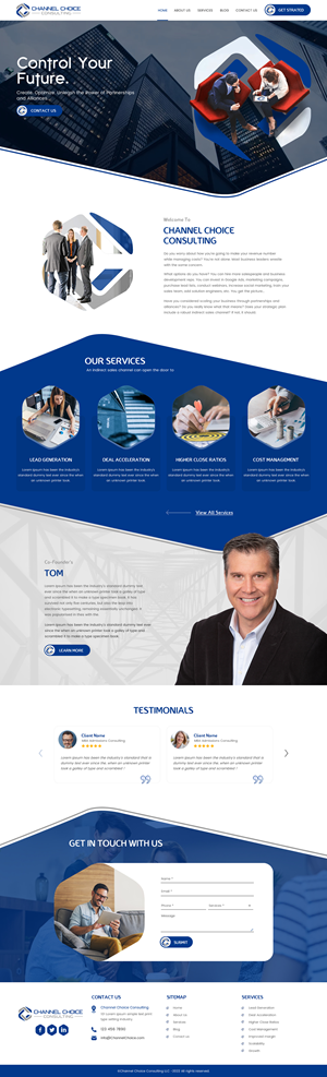 Wordpress Design by rightway for Channel Choice Consulting | Design: #29372231
