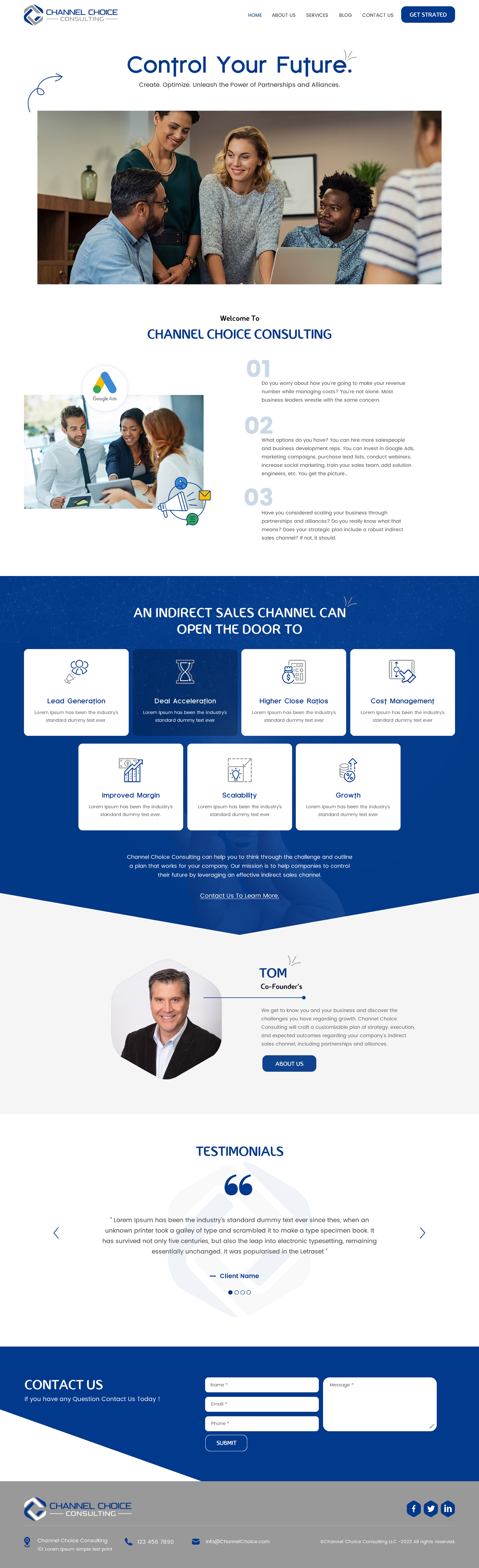 Diseño Wordpress por rightway para Channel Choice Consulting | Diseño #29372232