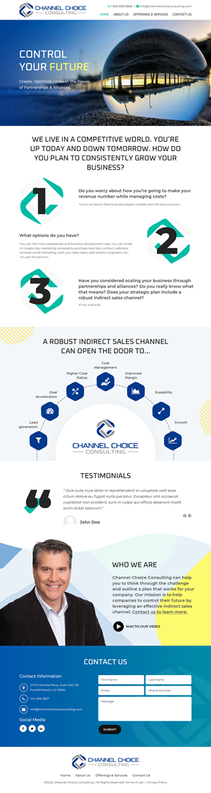 Wordpress Design by Starlyn DS for Channel Choice Consulting | Design: #29415056