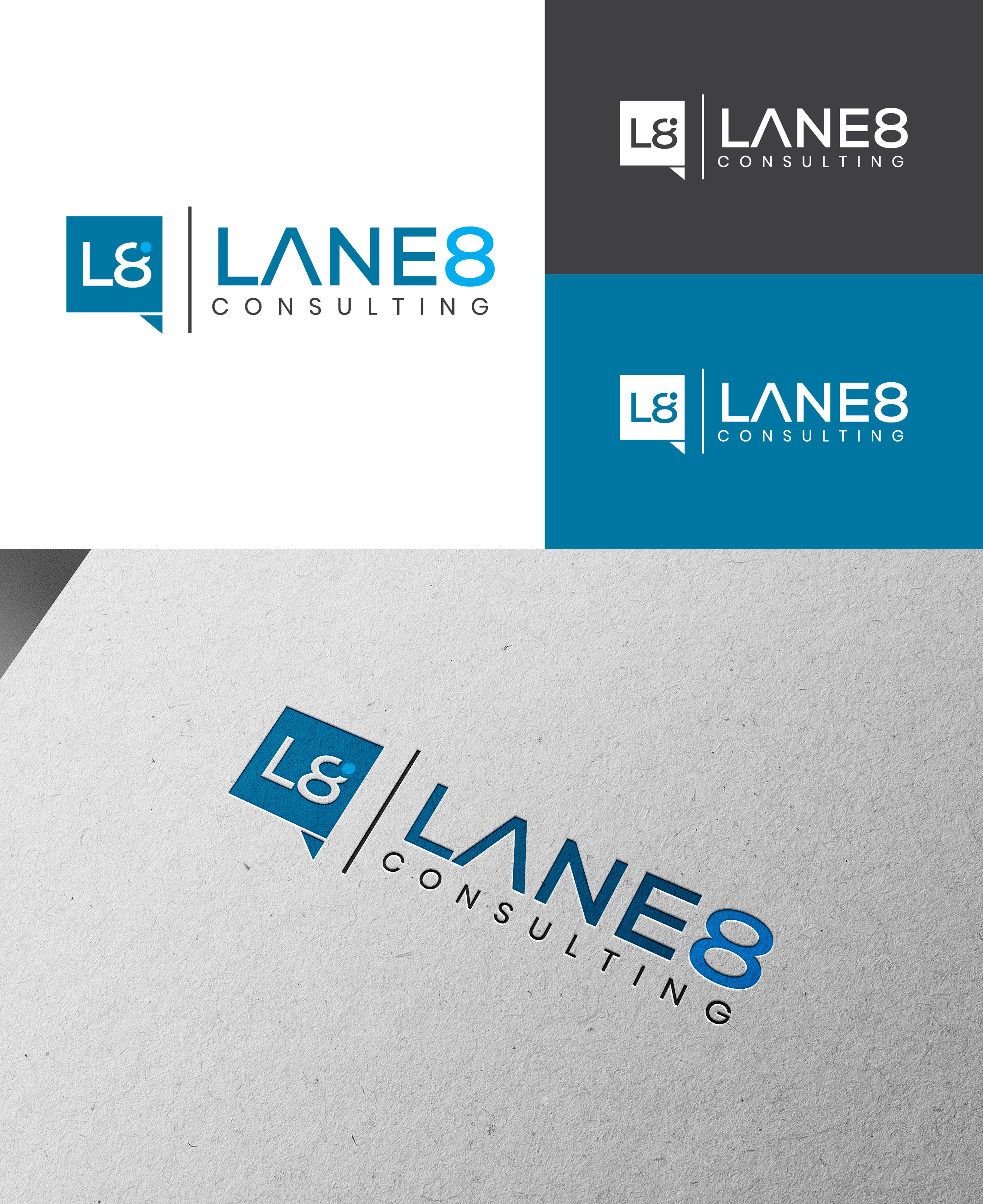 Logo Design by Design Athics for Lane8 Consulting | Design #29363296