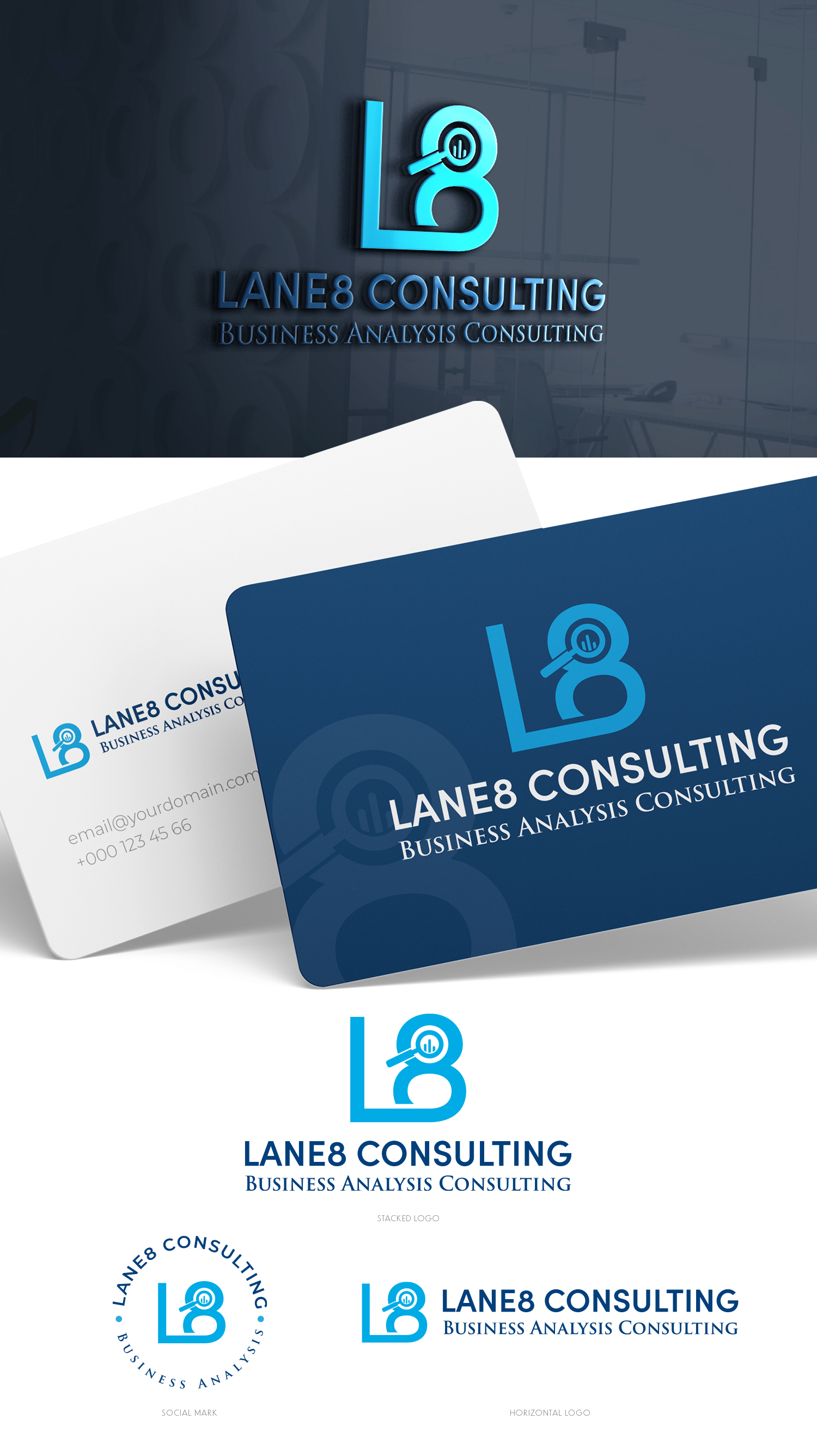 Logo Design by designbysy for Lane8 Consulting | Design #29371295