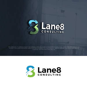 Logo Design by Ayub Zafar for Lane8 Consulting | Design: #29385862