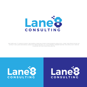 Logo Design by Ayub Zafar for Lane8 Consulting | Design: #29385875