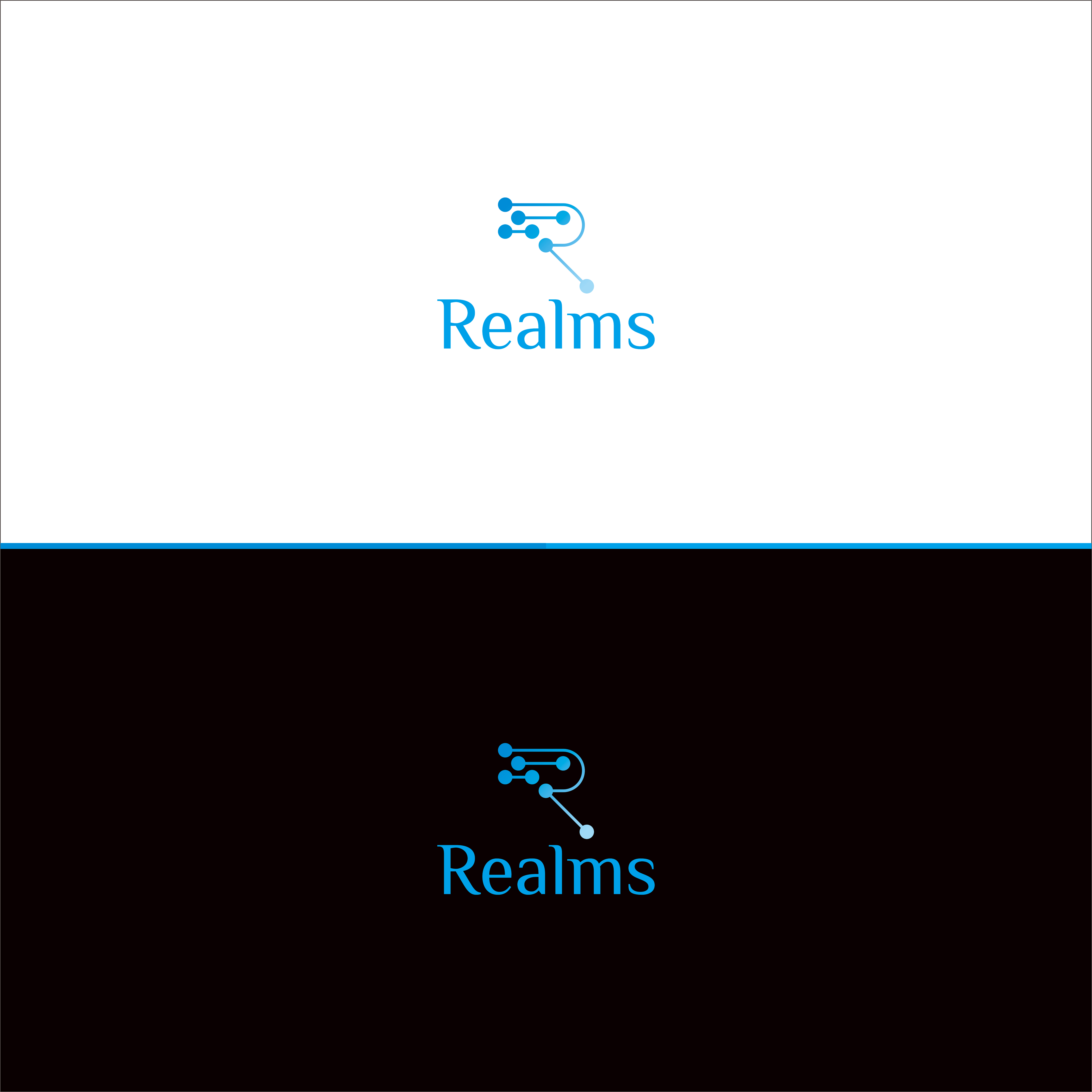 Logo Design by R O W E T for Realms GmbH | Design #29363977
