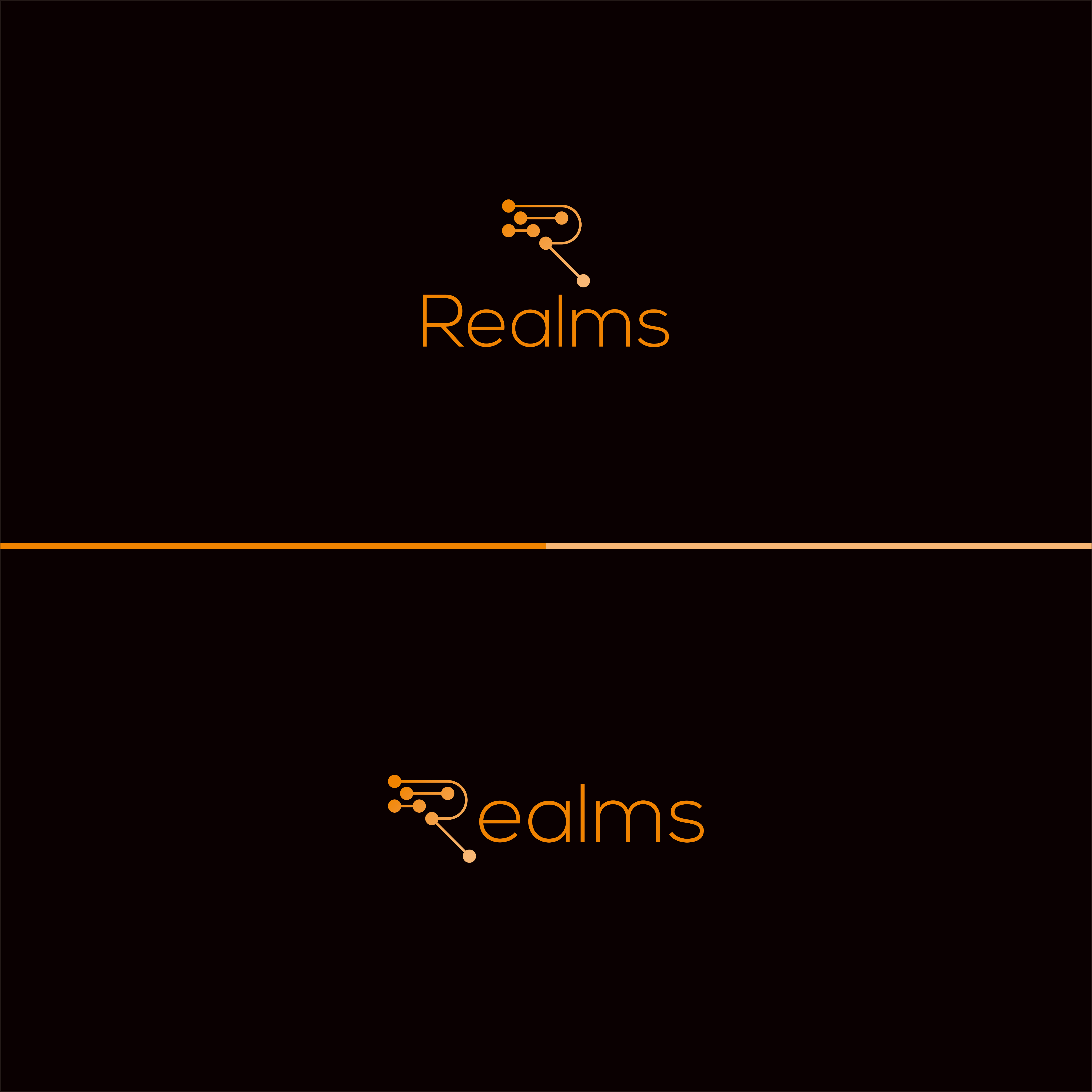 Logo Design by R O W E T for Realms GmbH | Design #29367690