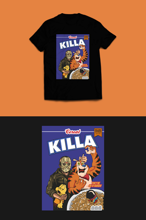 Breakfast “Cereal  Killa” Tshirt Design | T-Shirt-Design von johnronielgomez