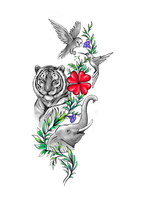Tattoo Design by ELAMANTS