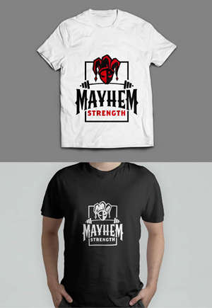 Design de T-shirt par Arindam Midya pour Mayhem Strength LLC | Design #29365949