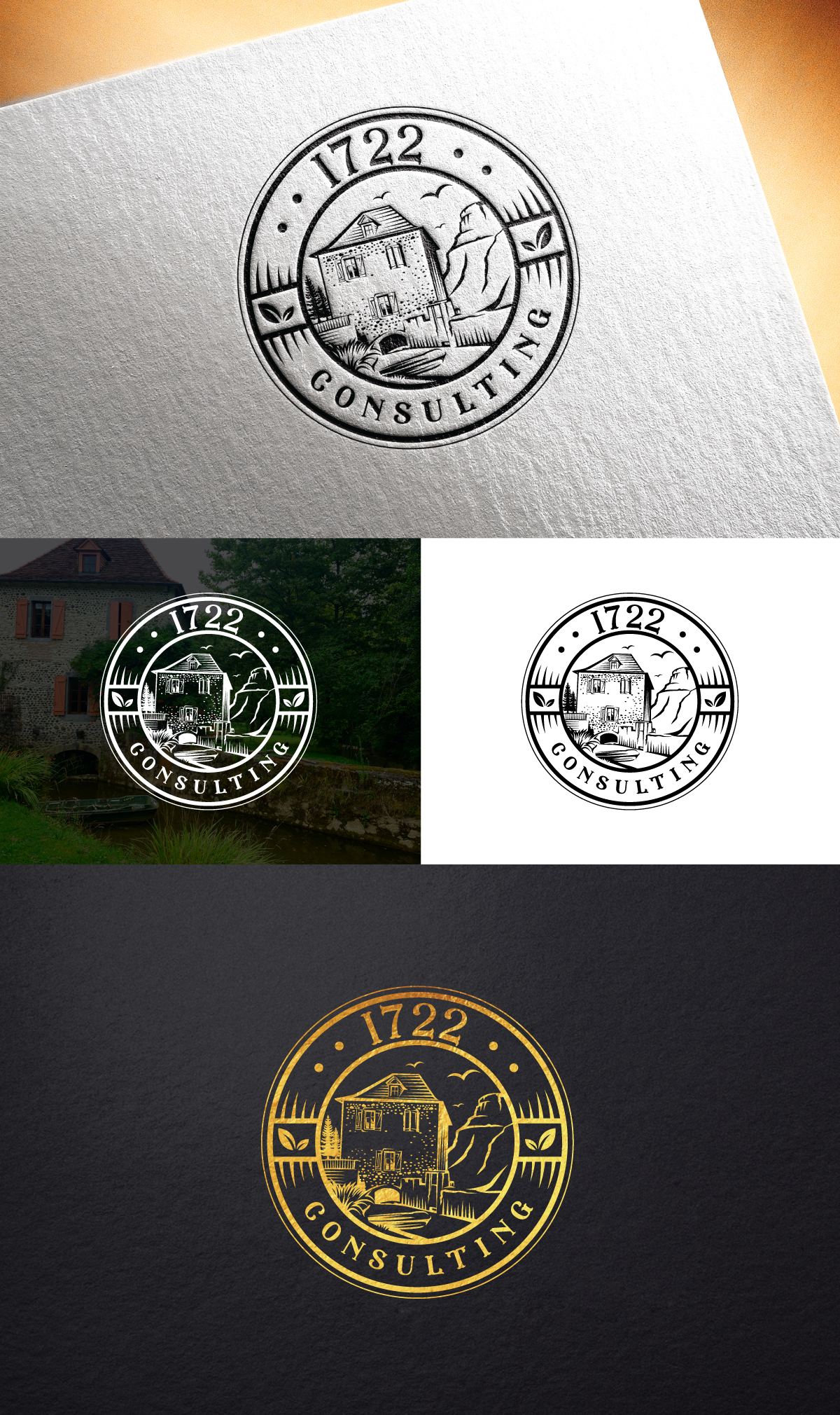 Logo Design by step forward 2 for 1722Consulting | Design #29371558