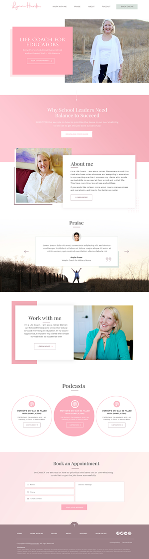 Web Design by Blue Sparrow for this project | Design: #29379303