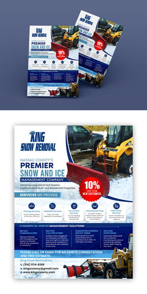 snow removal 10% of new customers  | Diseño de Flyer por ZeneFashions