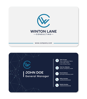 Business Card and Word .doc header and footer required | Business Card Design by Yanyam