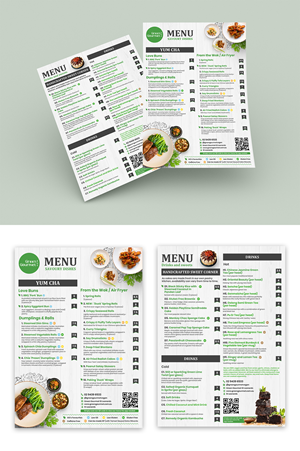 Menu Design by debdesign for this project | Design: #29384069