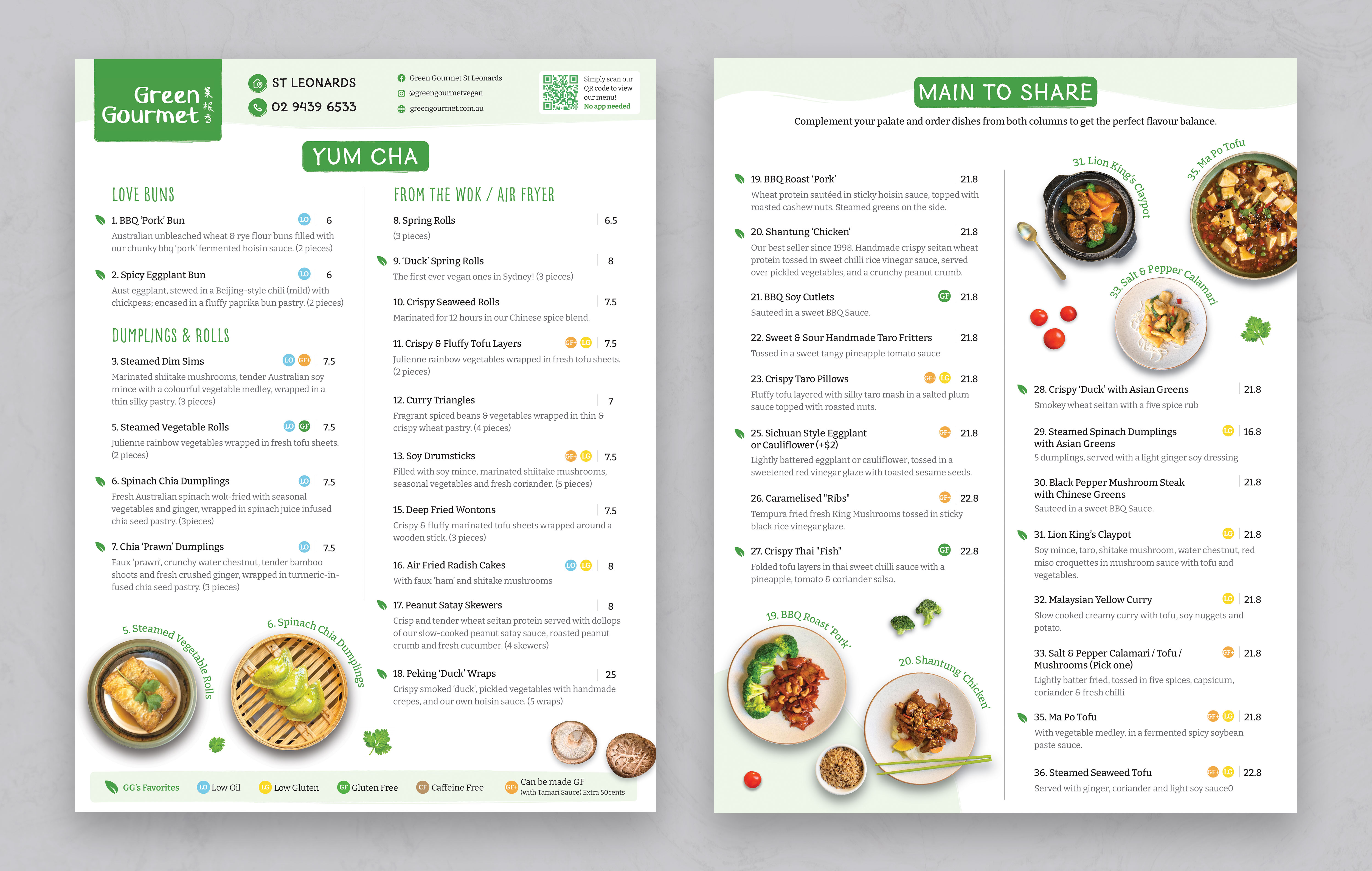 Menu Design by sun_design for this project | Design #29392094