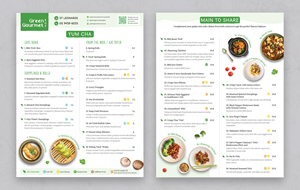 Diseño de Menú por sun_design para este proyecto | Diseño #29392094