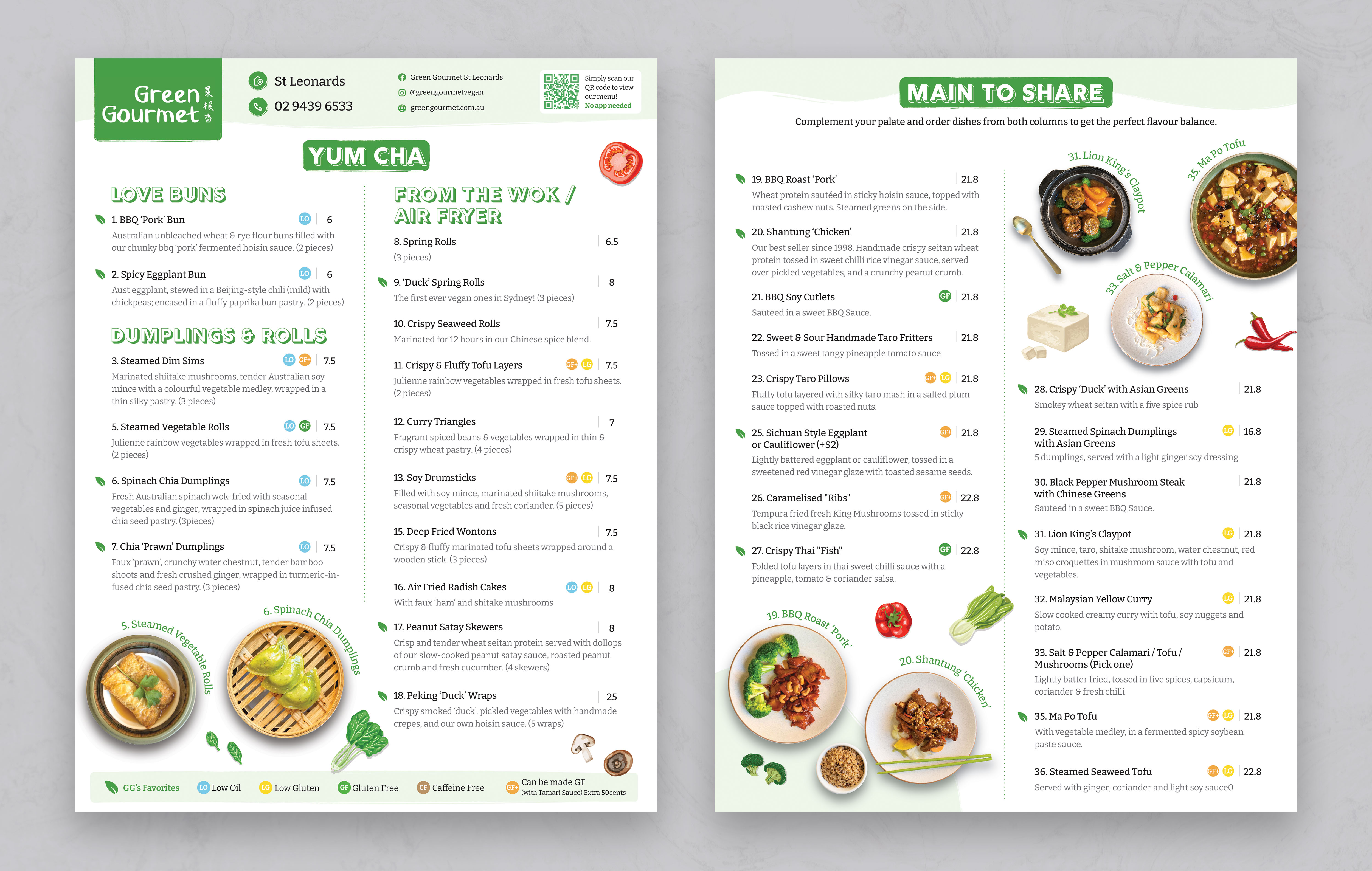 Menu Design by sun_design for this project | Design #29395052