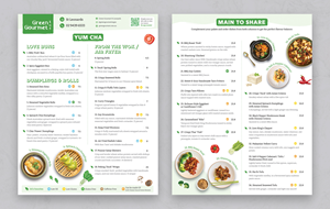 Menu Design by sun_design for this project | Design: #29395052