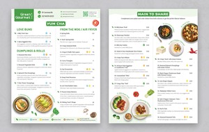 Menu Design by sun_design for this project | Design: #29399919