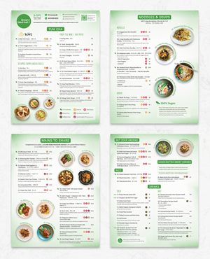 Menu Design by sun_design for this project | Design: #29701114