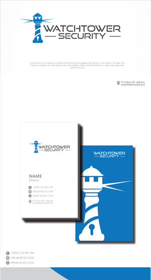 Logo Design by graphicevolution for Watchtower Security | Design: #29373341