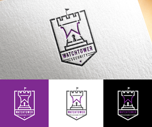 Logo Design by step forward 2 for Watchtower Security | Design: #29375425