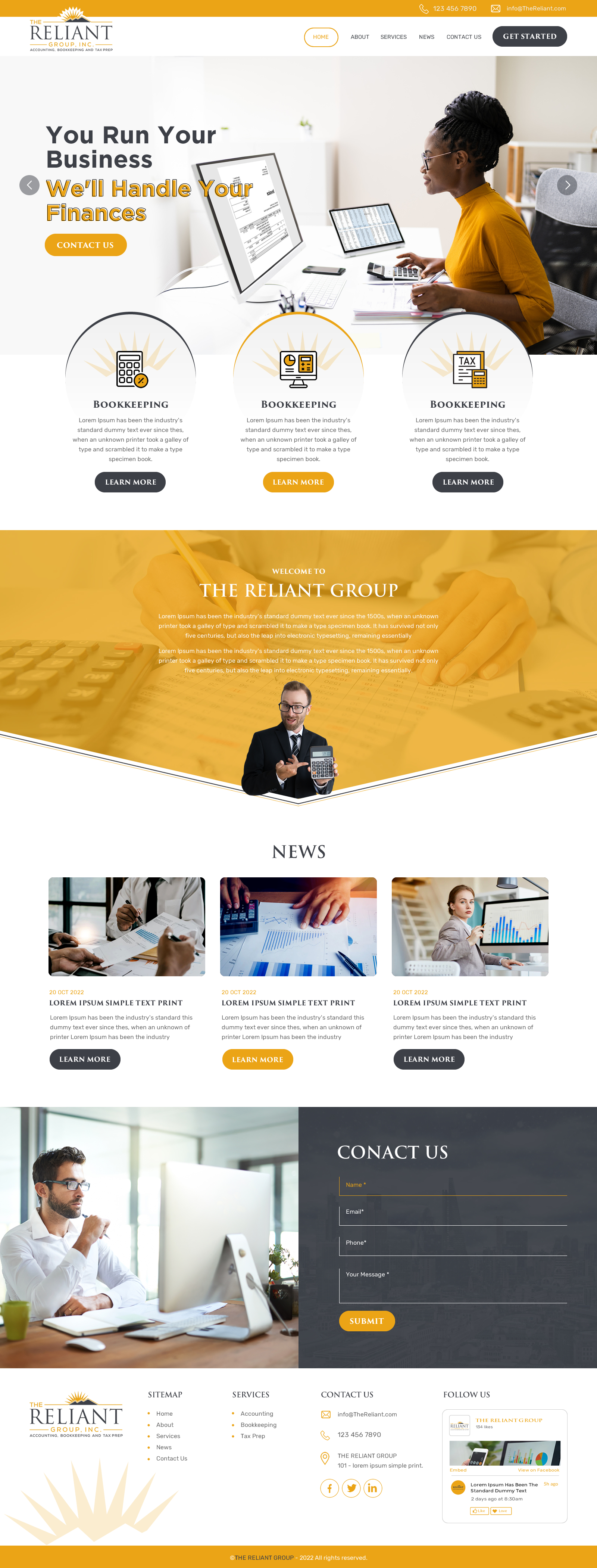 Web Design by rightway for this project | Design #29390682