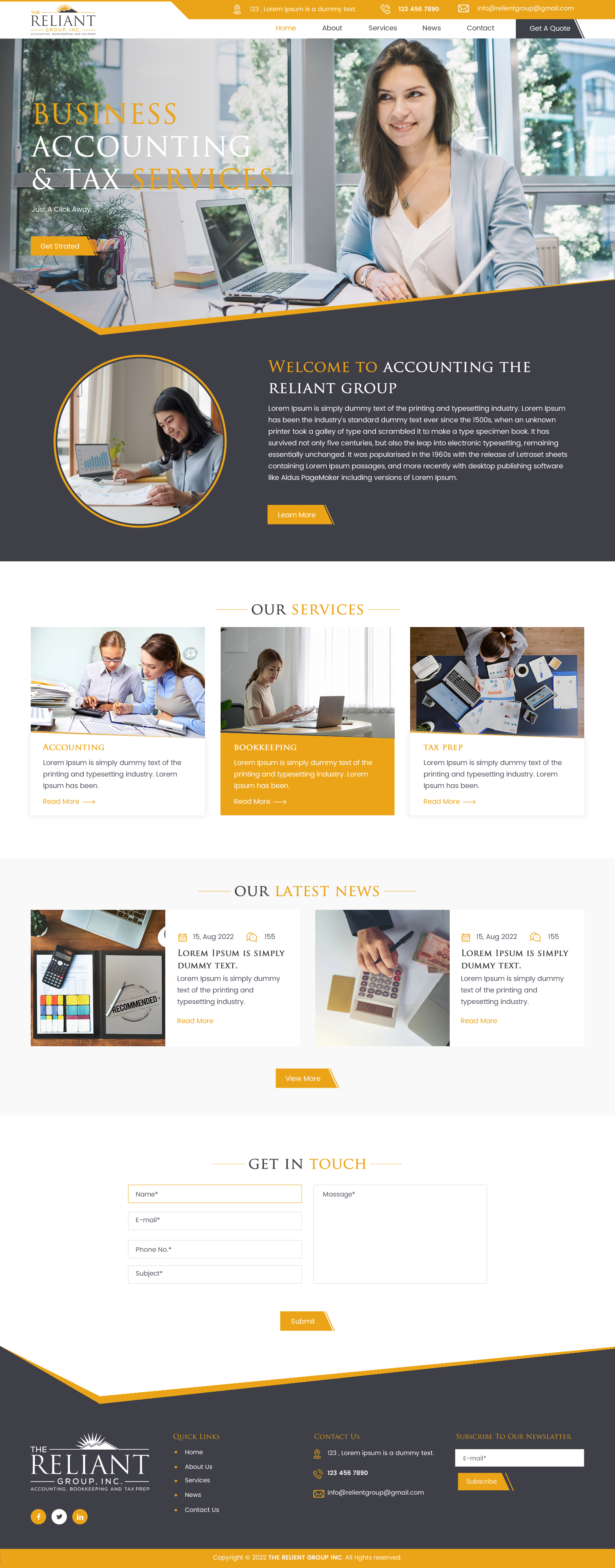 Web Design by rightway for this project | Design #29390685