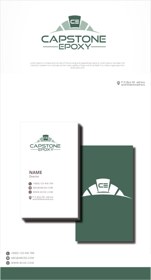 Logo Design by graphicevolution for Capstone Epoxy | Design: #29379082