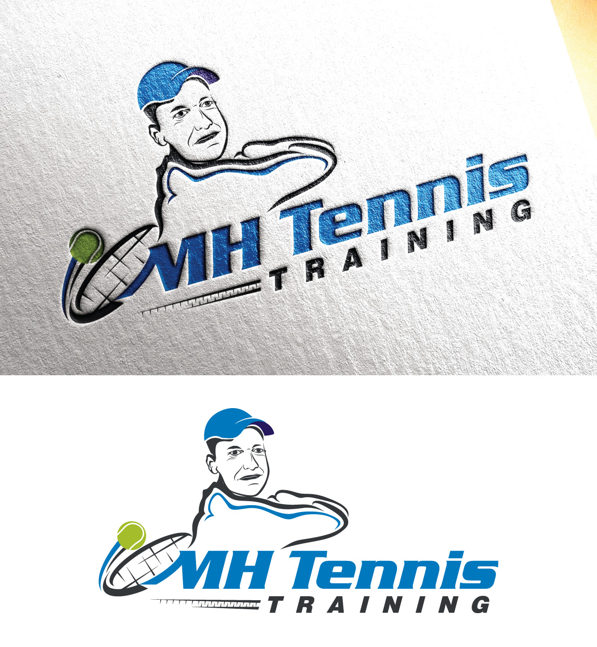 Logo Design by Dot Design 3 for Martin Horvath Tennis Training | Design #29381980