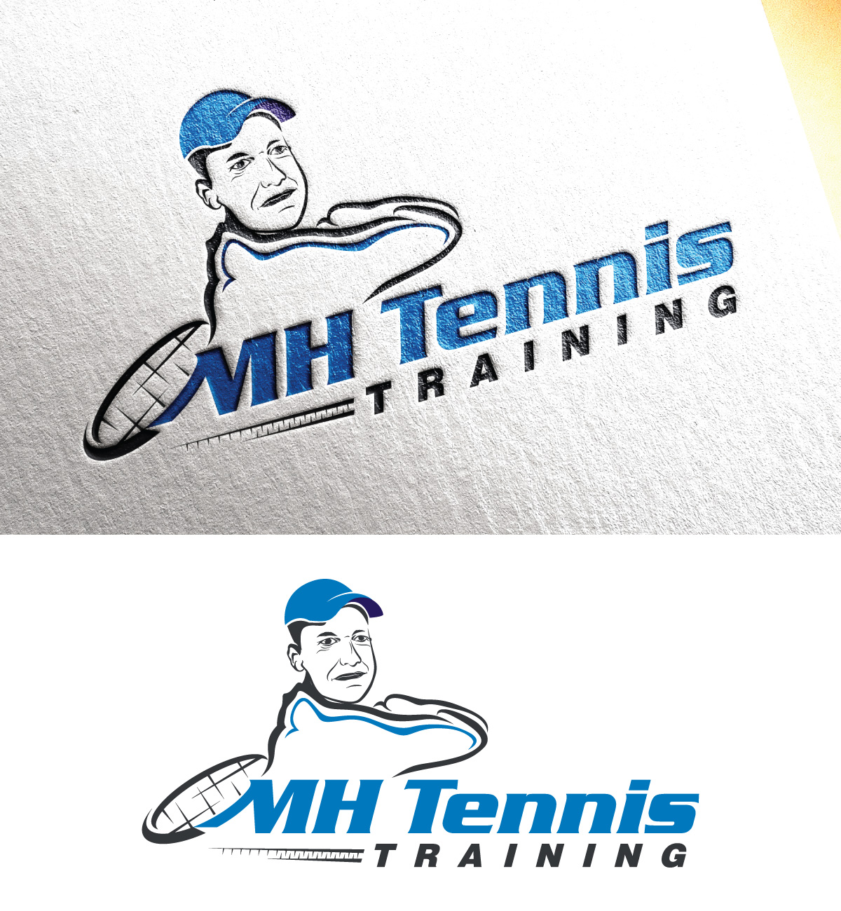 Logo Design by Dot Design 3 for Martin Horvath Tennis Training | Design #29381982
