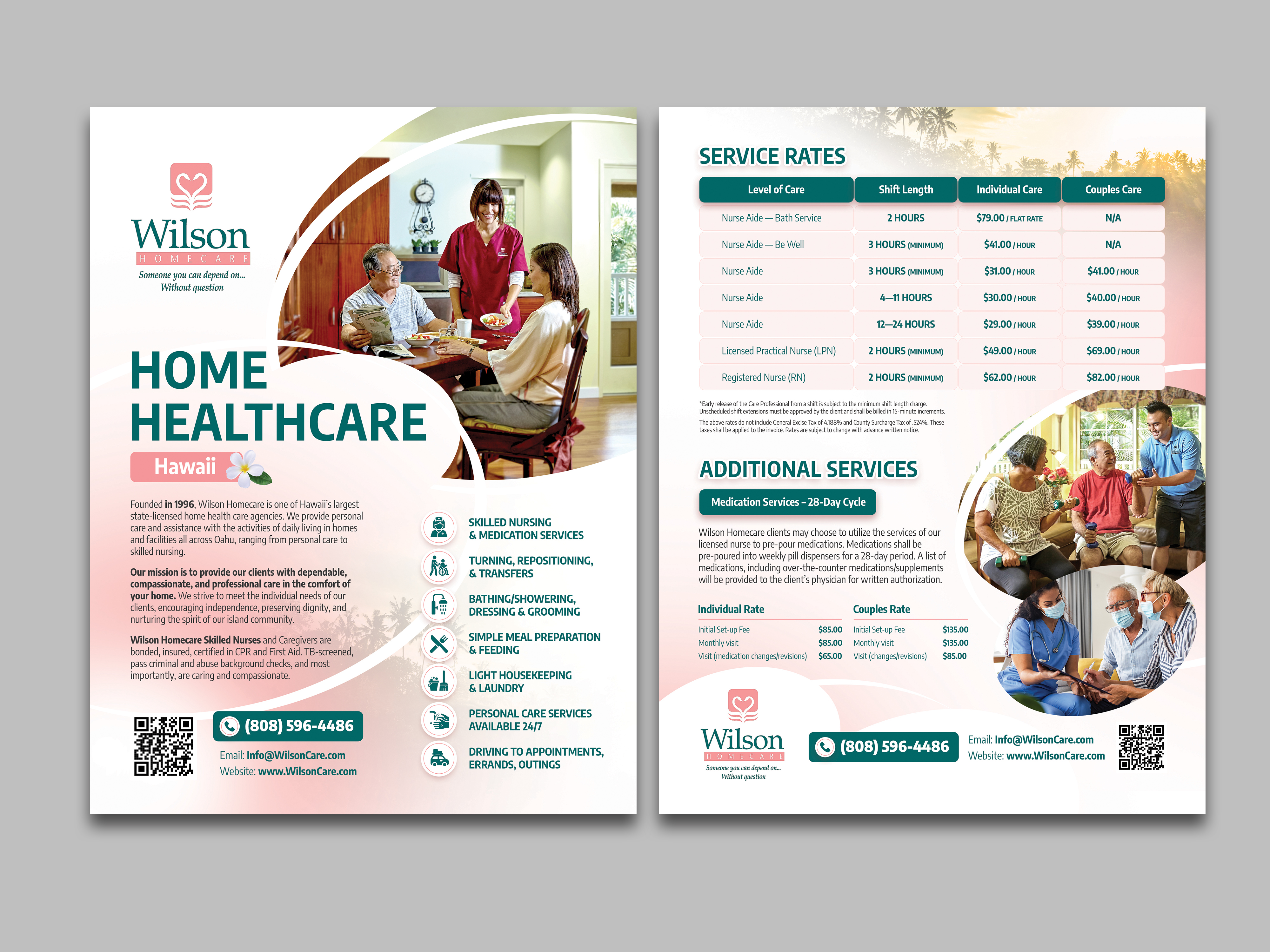 Diseño de Flyer por Oleksandra Den para Wilson Care Group | Diseño #29380431
