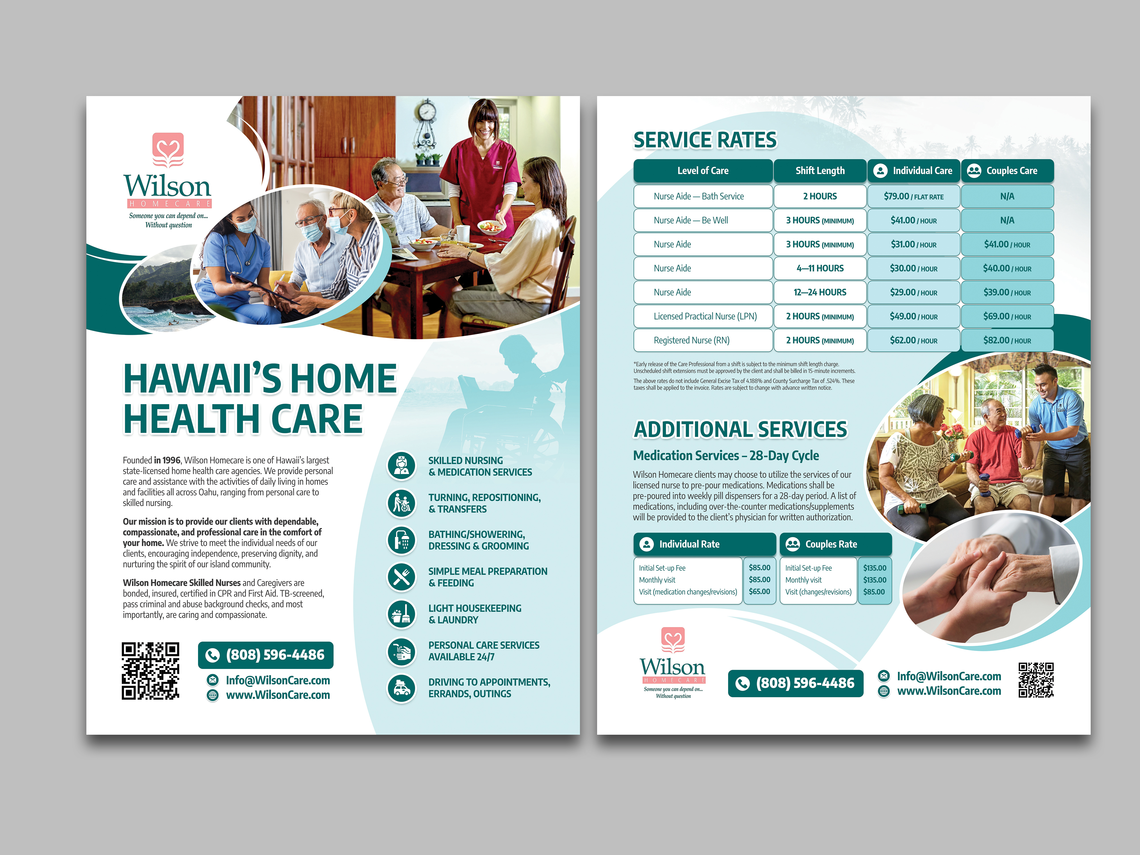 Flyer-Design von Oleksandra Den für Wilson Care Group | Design #29395733