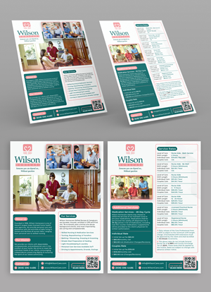 Design de Flyer par KreativeMadz pour Wilson Care Group | Design : #29383576