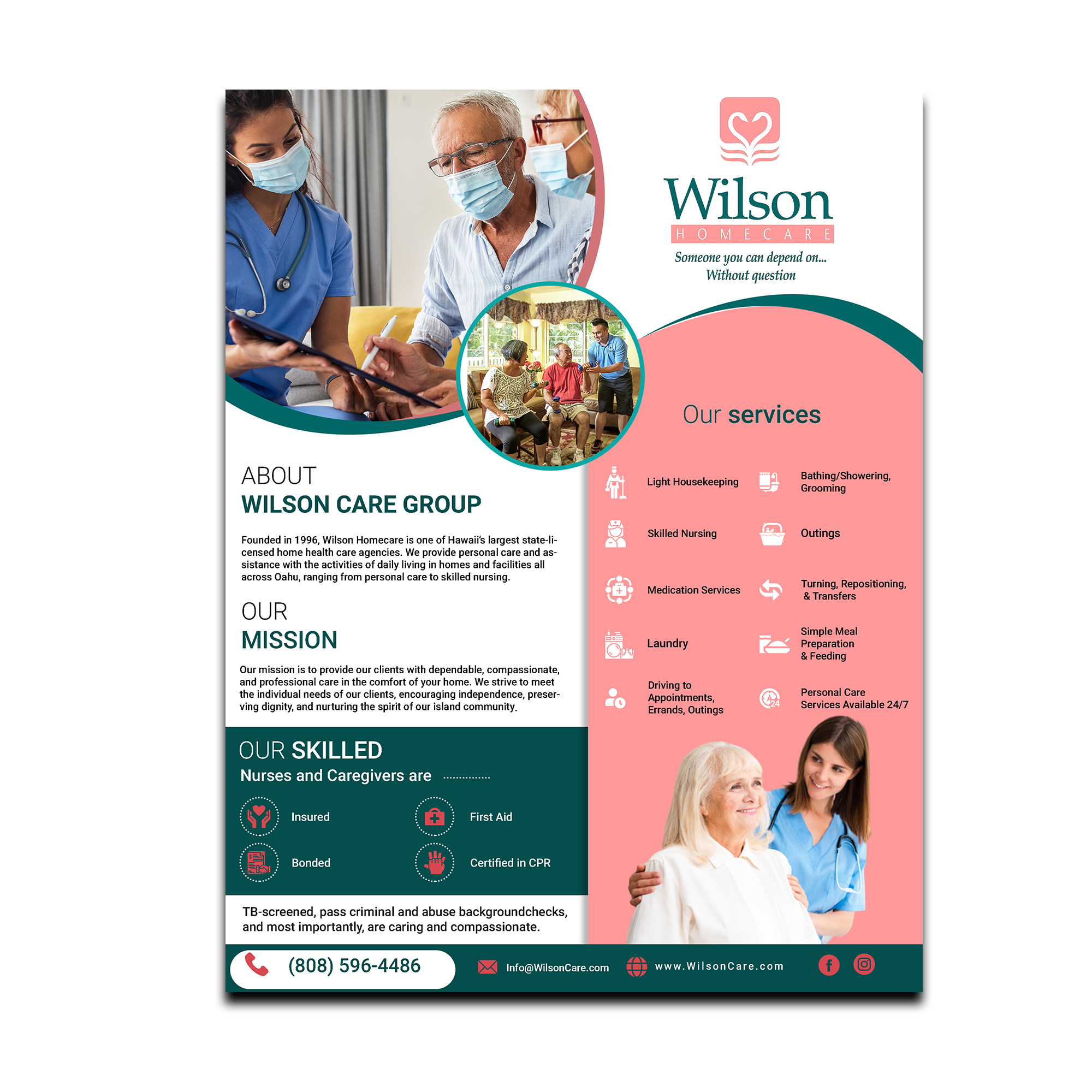 Flyer Design by Design Motion for Wilson Care Group | Design #29385612