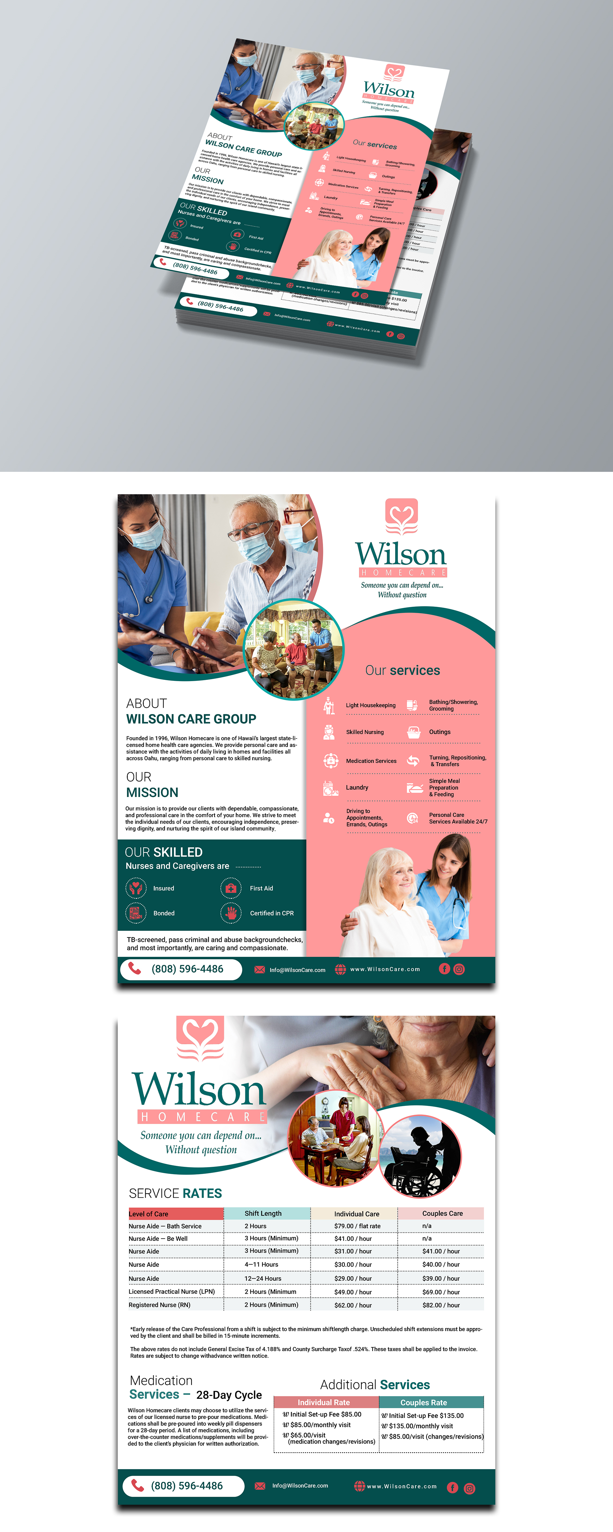 Flyer Design by Design Motion for Wilson Care Group | Design #29390043