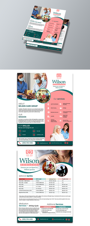 Design de Flyer par Design Motion pour Wilson Care Group | Design : #29390043