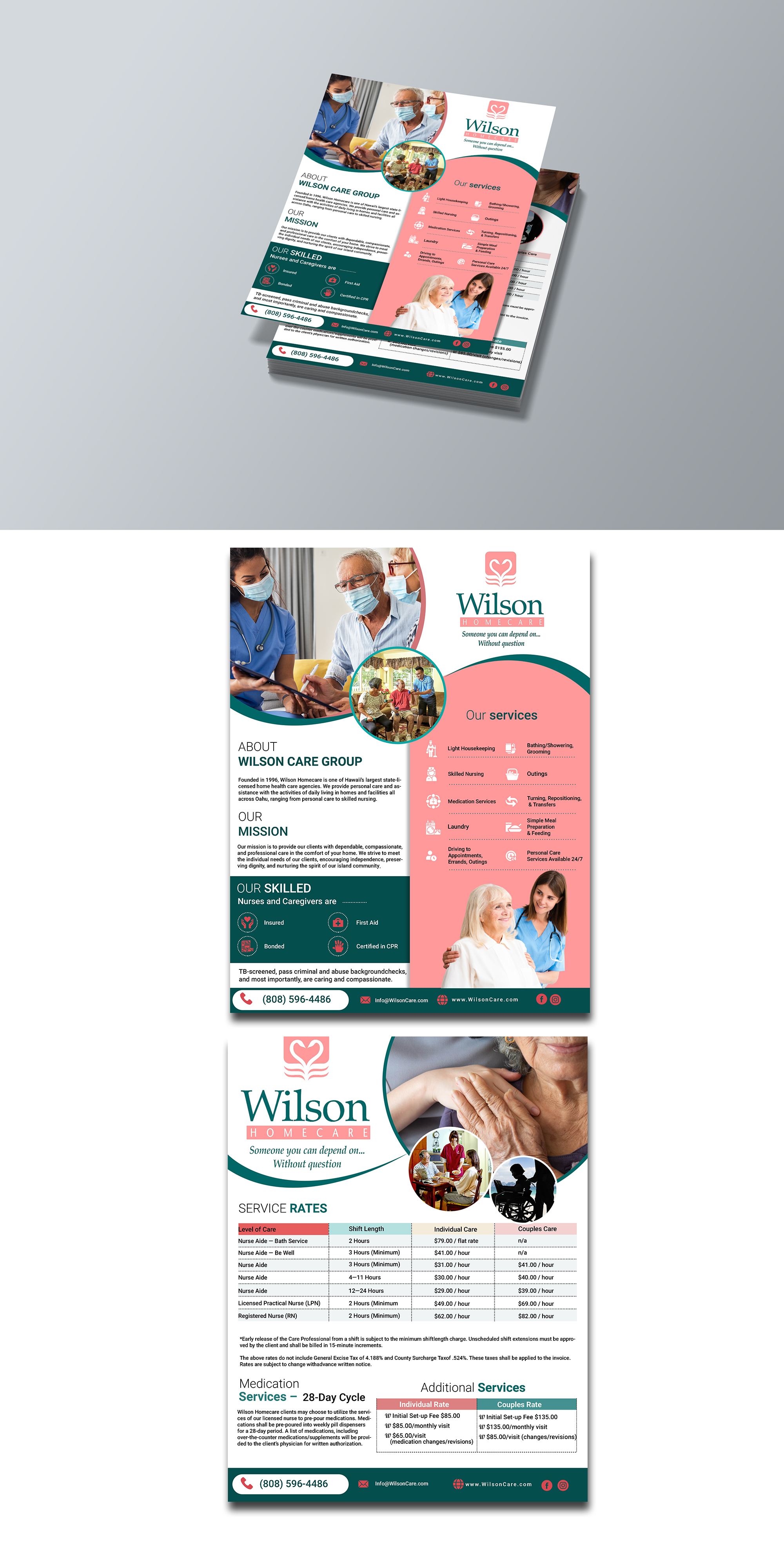 Flyer Design by Design Motion for Wilson Care Group | Design #29390226