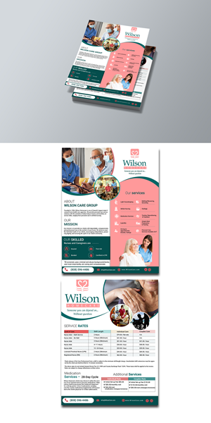 Design de Flyer par Design Motion pour Wilson Care Group | Design : #29390226
