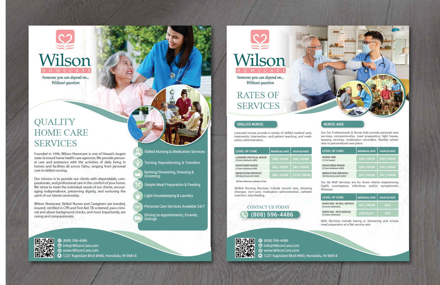 Flyer Design by alex989 for Wilson Care Group | Design #29378225