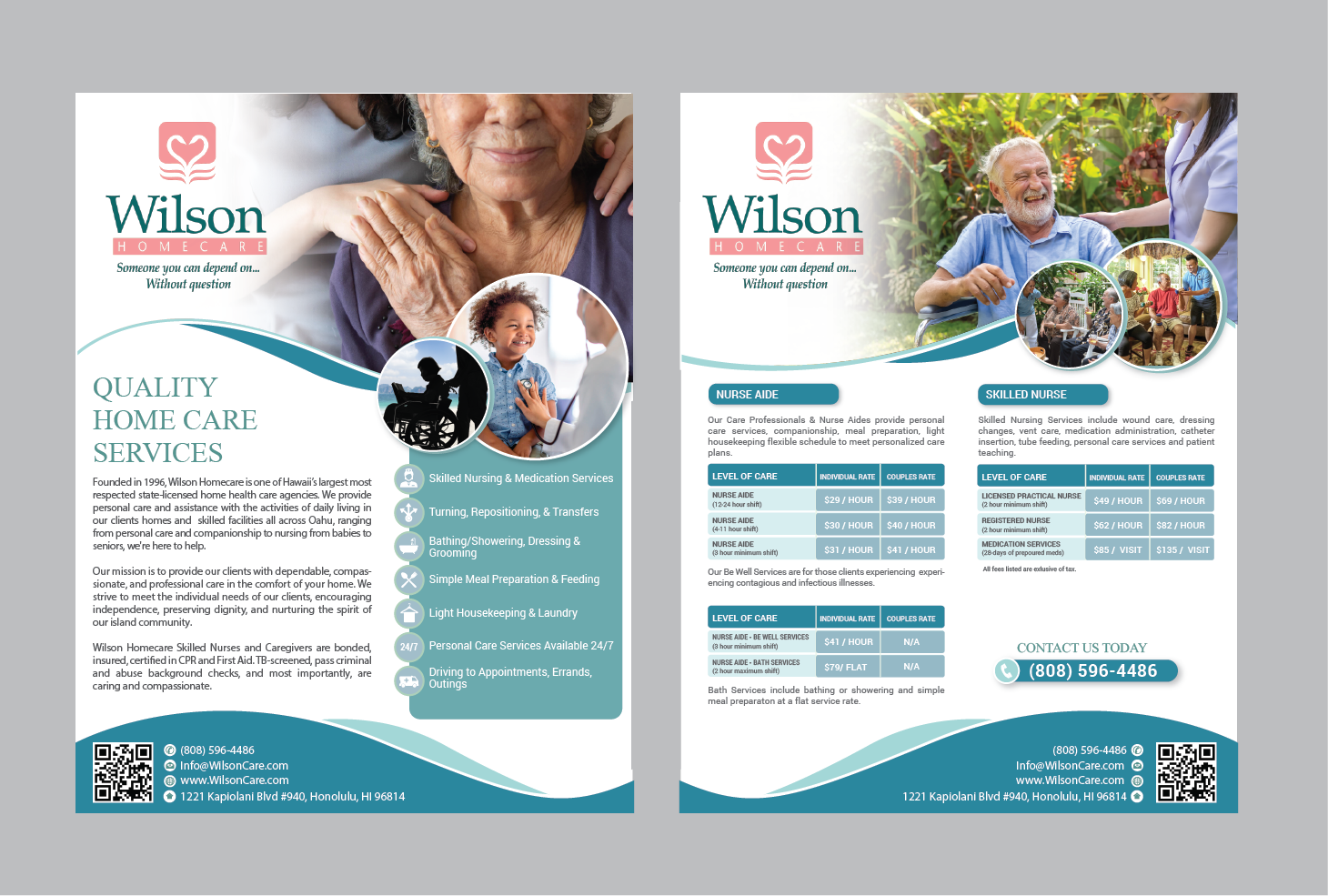 Flyer Design by alex989 for Wilson Care Group | Design #29452545