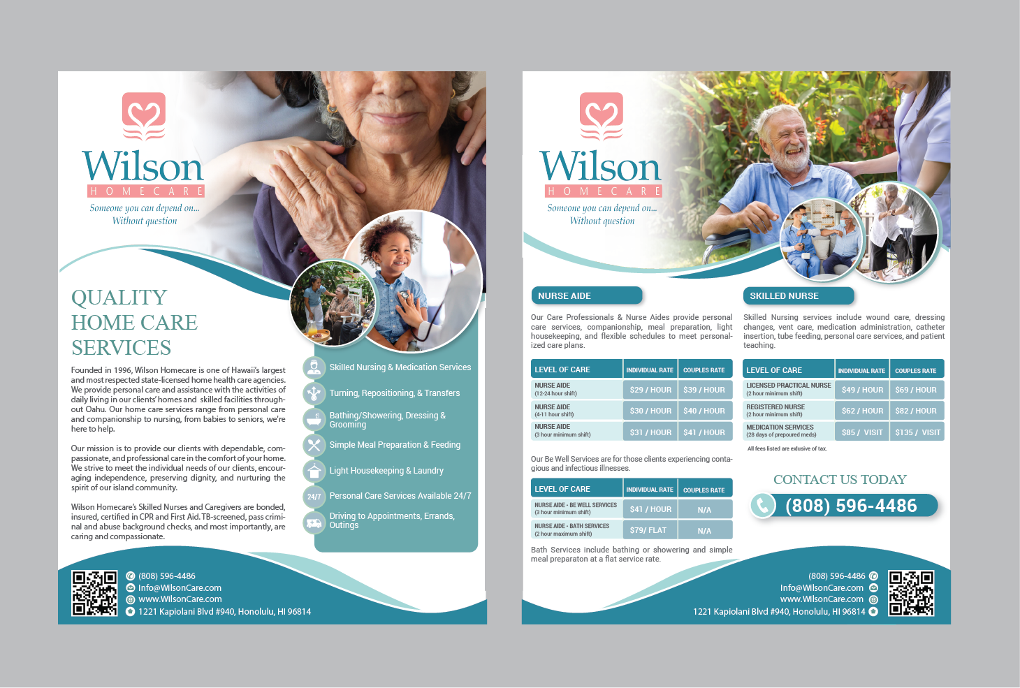 Flyer Design by alex989 for Wilson Care Group | Design #29522235