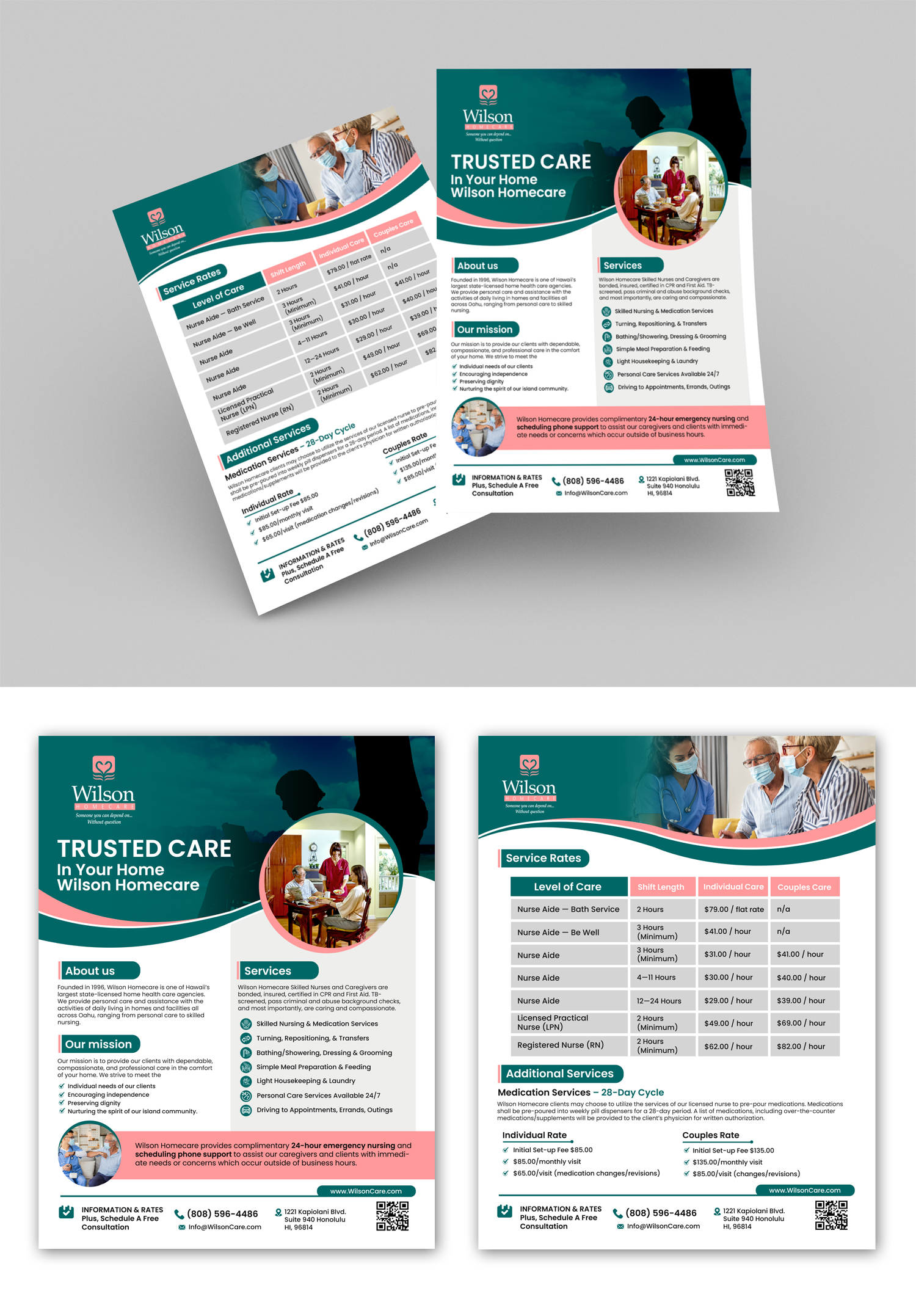 Flyer Design by debdesign for Wilson Care Group | Design #29381331