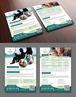 Flyer-Design von ecorokerz für Wilson Care Group | Design: #29376759