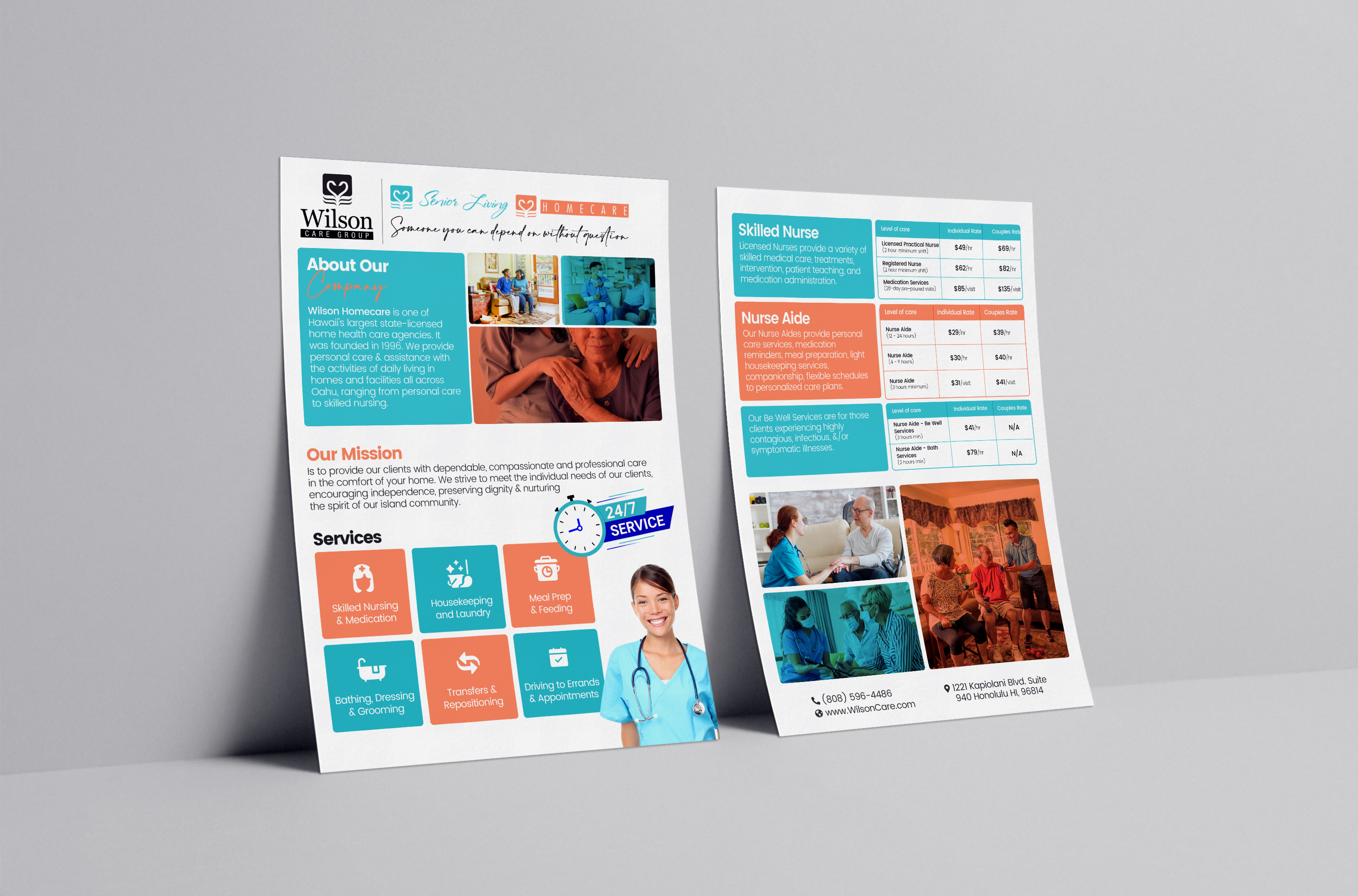 Design de Flyer par Graphic Guy pour Wilson Care Group | Design #29395643
